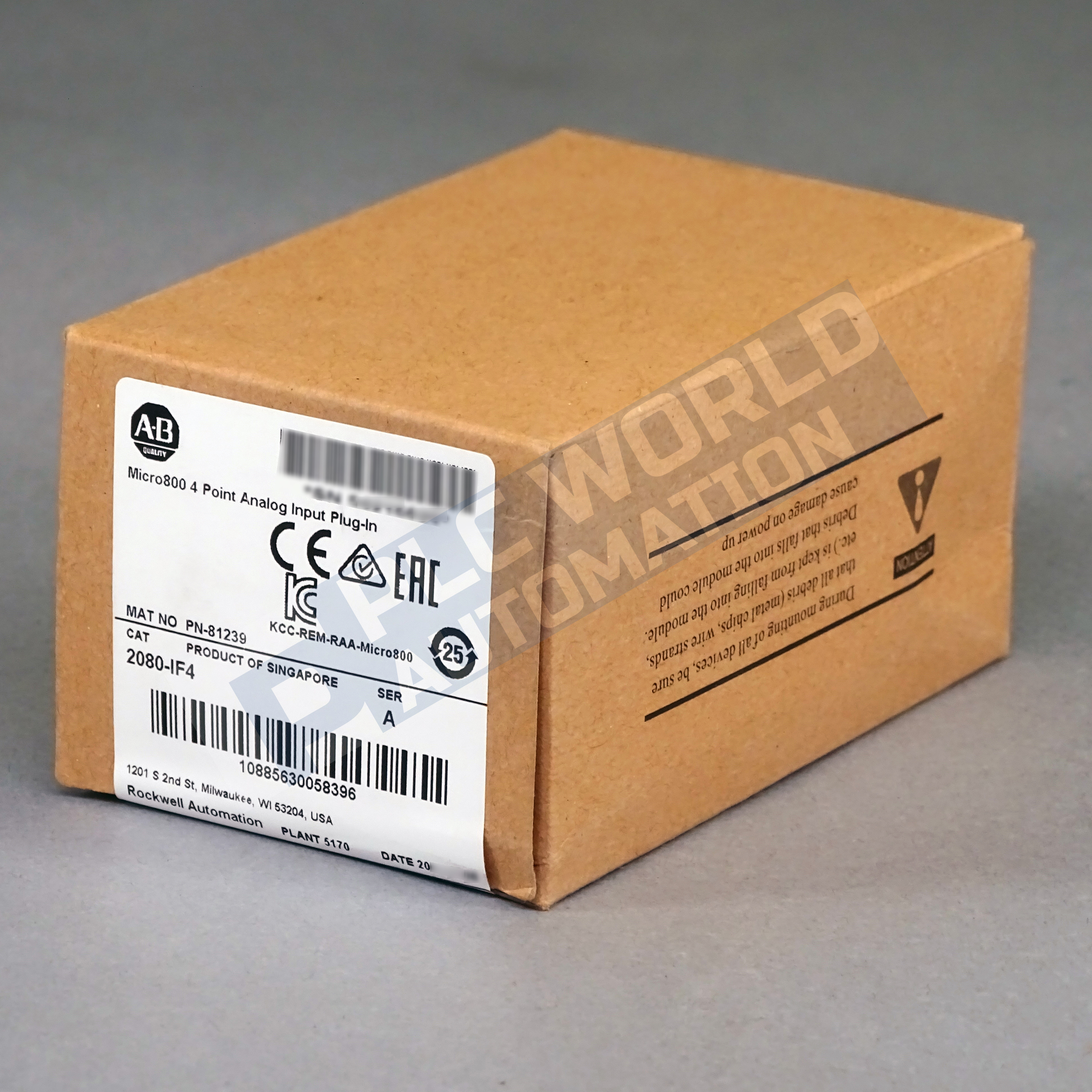 1PC Sealed New 2080-IF4 SER A Micro800 4-Channel Voltage//Current Input Module.